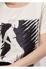 TOP TEE AMANDA - ivory