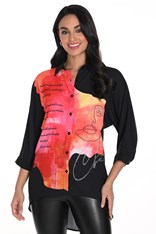 SHIRT SMILE FLORENCE 243884U - orange blossom