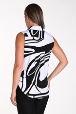 TUNIC ZIP BEVERLEY 241475 - white black