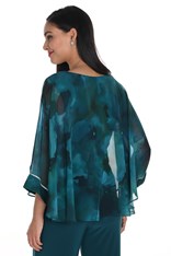 TOP OVERLAY HAYLEY 249207 - teal