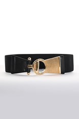 BELT STRETCH EGYPTIAN A24402U - black gold