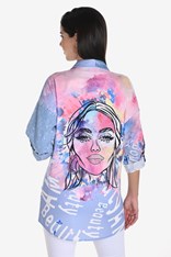 SHIRT AMOUR 243528U - baby blue