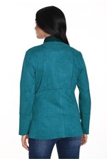 JACKET FAUX SUEDE MIAMI 243278 - teal