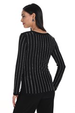 TOP DIAMONTE FIONA 249403U - black silver