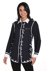 SHIRT STYLE 243455U - black white