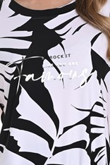 TOP PALM 256138 - black white