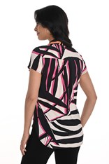 TUNIC ZIP RILEY 256405 - black pink