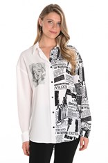 SHIRT MONROE 251529 - kandy white