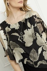 TOP OVERLAY DELPHINE 259343 - pewter