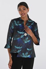 JACKET BRITTANY 259206 - teal art