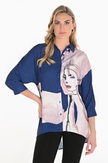 SHIRT LADY JILLIAN 253751 - springtime blue