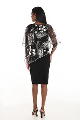 DRESS OVERLAY JAIPUR 259302 - black