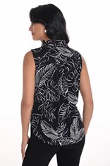 TUNIC ZIP BEVERLEY - black floral