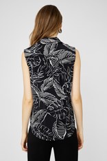 TUNIC ZIP BEVERLEY - black floral