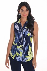 TUNIC ZIP KAITLYN - navy lime