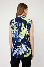 TUNIC ZIP KAITLYN - navy lime