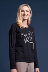 TOP LINCOLN HORSE - black