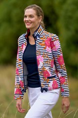 JACKET WESTLAKE - floral canvas