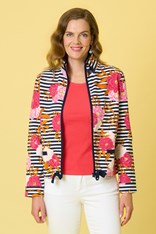 JACKET WESTLAKE - floral canvas