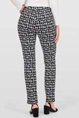PANTS CHECK FILIGREE - black white