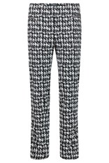 PANTS CHECK FILIGREE - black white
