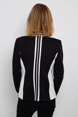 JACKET JASMINE - black white
