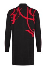 JACKET LONG VANESSA - black red