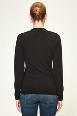 TOP KYRA KNIT 100% MERINO 9002SF - black