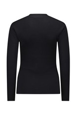 TOP KYRA KNIT 100% MERINO 9002SF - black