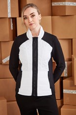 JACKET IDAHO 9037SF - black white