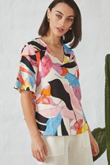 TOP TANGO LINEN BLEND 9482JX - spanish rose