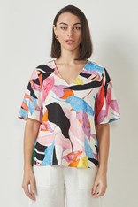 TOP TANGO LINEN BLEND 9482JX - spanish rose