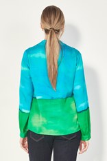SHIRT FLOW 9665JX - blue splash