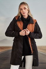 COAT STARGAZE 9650BR - black