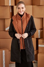 COAT STARGAZE 9650BR - black