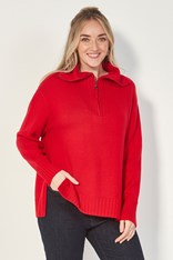 SWEATER NEVADA 9565SF - red