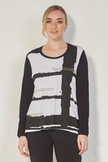TOP COSTELLO 9580SF - black white