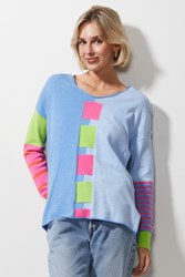 JUMPER INTARSIA SQUARES ZP6609