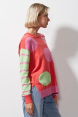 JUMPER SPOT ON STRIPES ZP6623 - melon