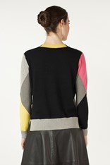 JUMPER V NECK DAPPER ZP7132 - black