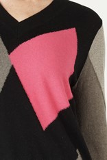 JUMPER V NECK DAPPER ZP7132 - black