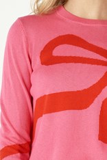 JUMPER RUBI BOWS ZP7135 - pink