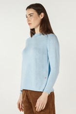 JUMPER FUNNEL NECK ZP7145 - sky
