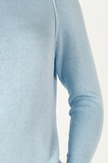 JUMPER FUNNEL NECK ZP7145 - sky