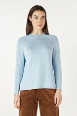 JUMPER FUNNEL NECK ZP7145 - sky