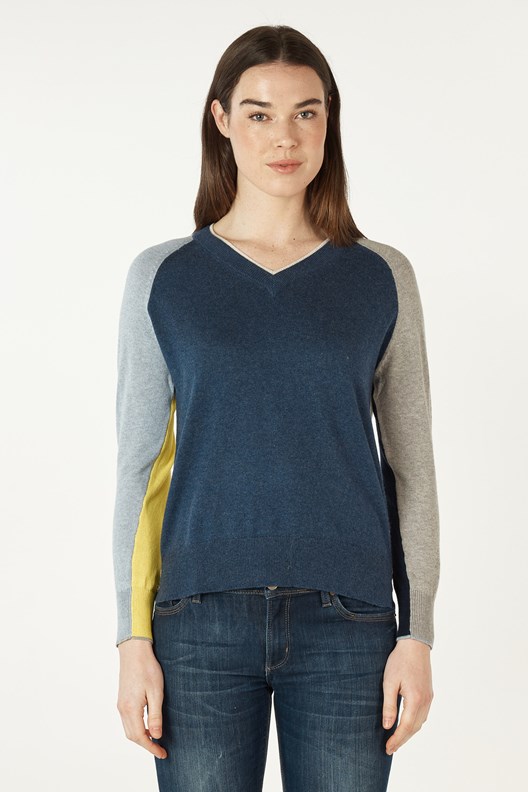 TOP V NECK COLLEGE ZP7129