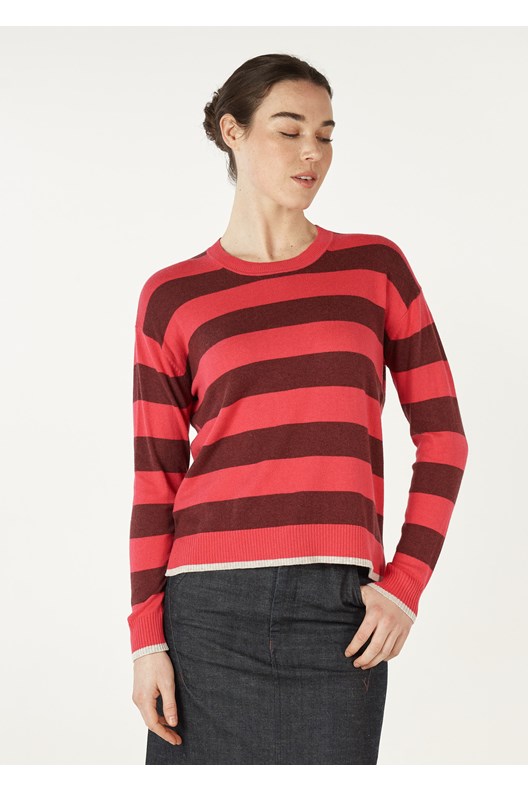 JUMPER BLOCK STRIPE CREW ZP7127
