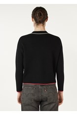 JUMPER NERU V NECK ZP7140 - black