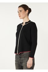 JUMPER NERU V NECK ZP7140 - black