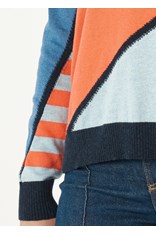 JUMPER INTARSIA MOSIAC ZP7141 - denim